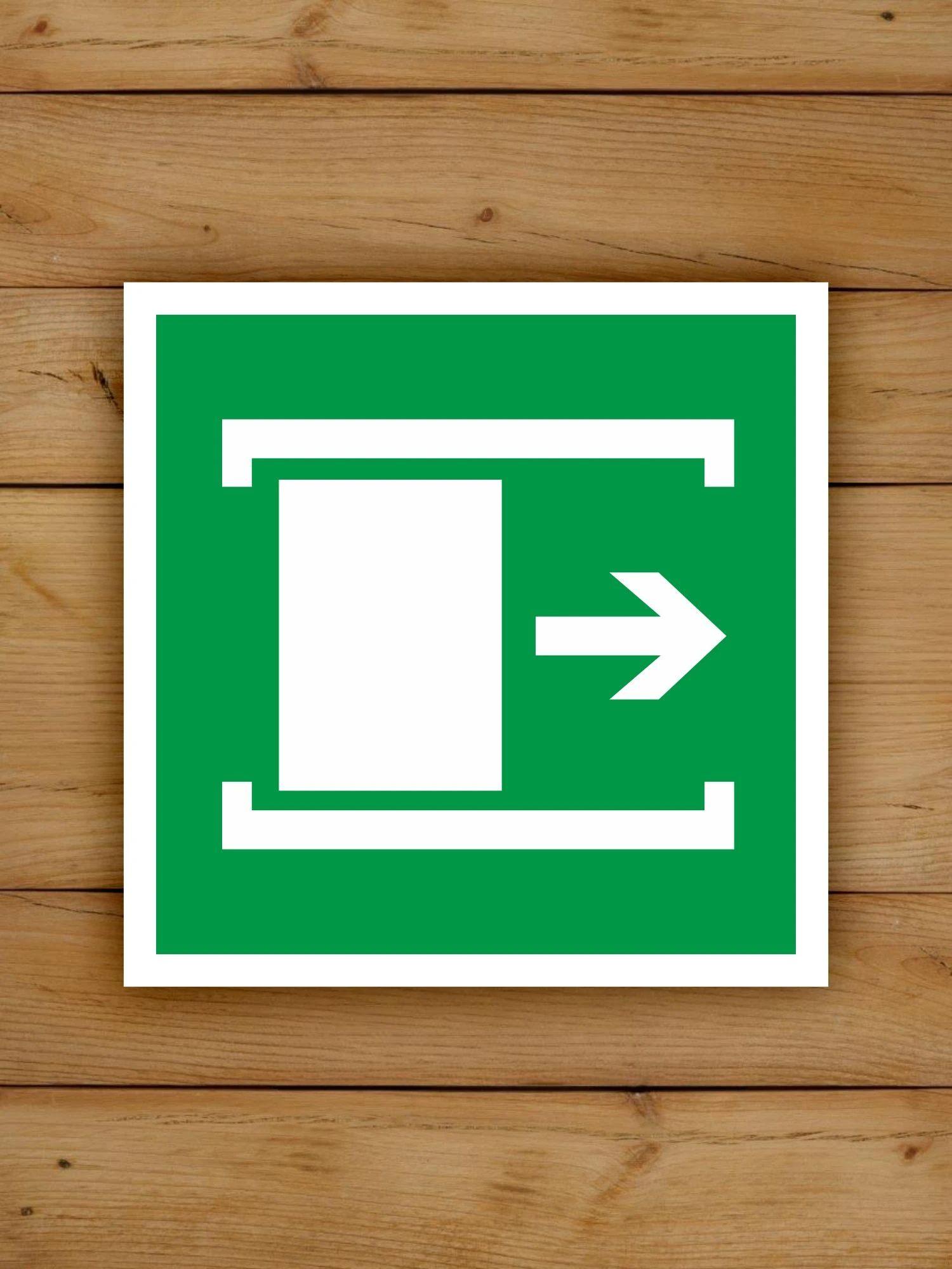 Наклейка Знак E20 Для открывания сдвинуть виниловая, ГОСТ, 100х100 мм, 10 шт