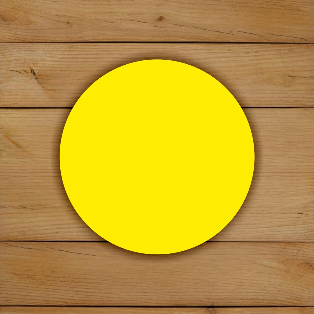 Желтый круг