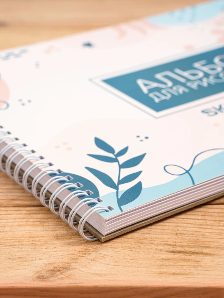 А4 Альбом планшет для маркеров с очень плотными листами 350 г/м2 (скетчбук) с покрытием для рисования "ТОП" на жесткой подложке, 20 листов