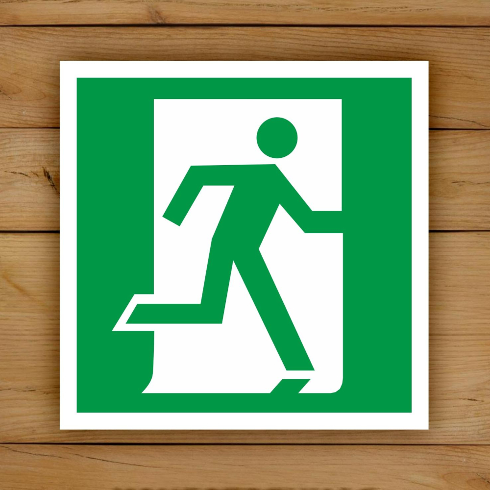 Эвакуационные наклейки