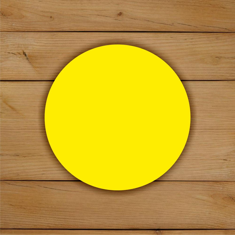 Желтый круг